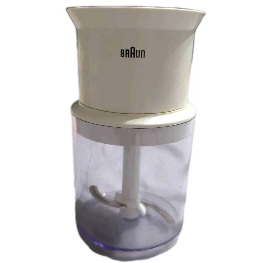 VTG Braun MR370 Hand Blender Immersion Stick + Chopper Attachment Tested w/ Box - Picture 6 of 10